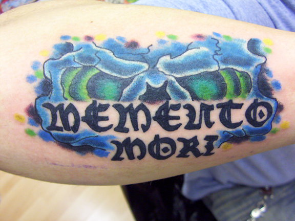 Looking for unique Aerosol tattoos Tattoos?  Memento Mori